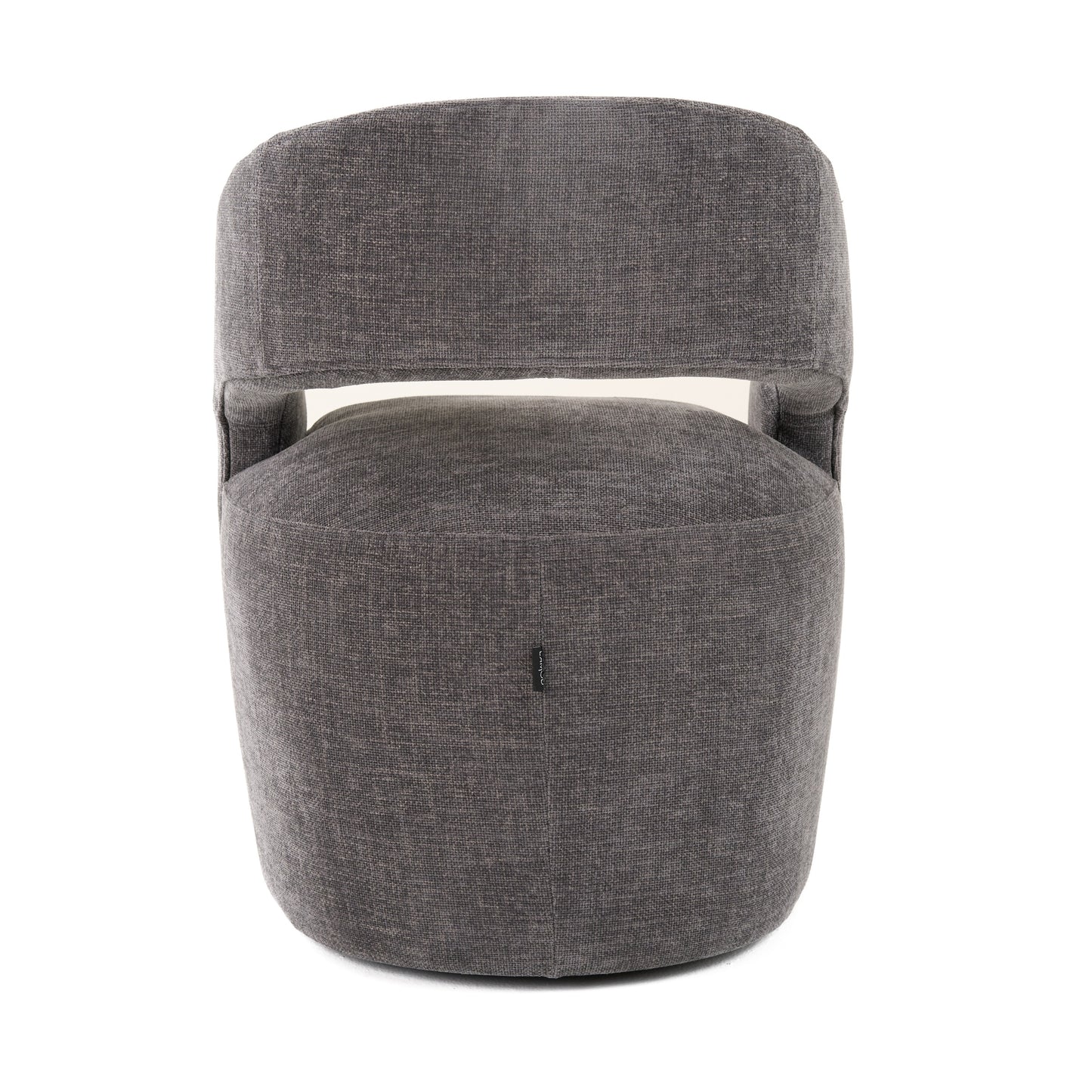 Modrest Angie Modern Dark Grey Fabric Dining Chair