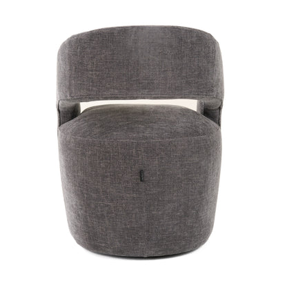 Modrest Angie Modern Dark Grey Fabric Dining Chair