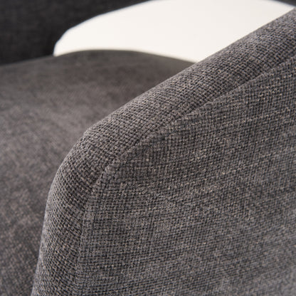 Modrest Angie Modern Dark Grey Fabric Dining Chair
