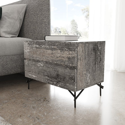 Nova Domus Aria Italian Modern Multi Grey EK Bedroom Set