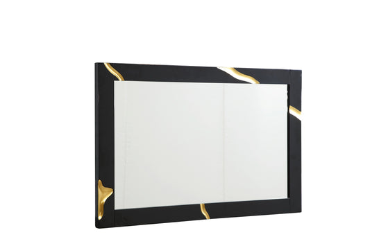 Modrest Aspen Modern Black Large Mirror