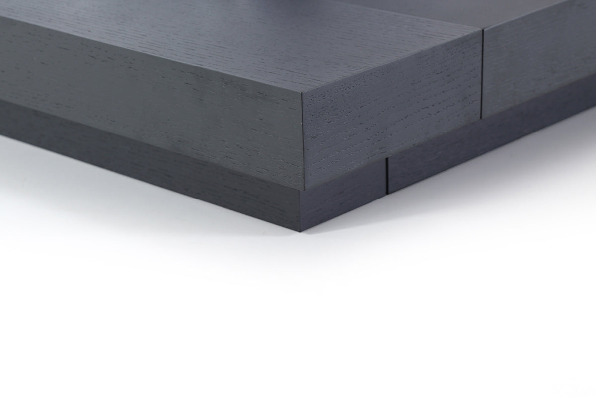 Modrest Opal Modern Wenge and White Platform Bed