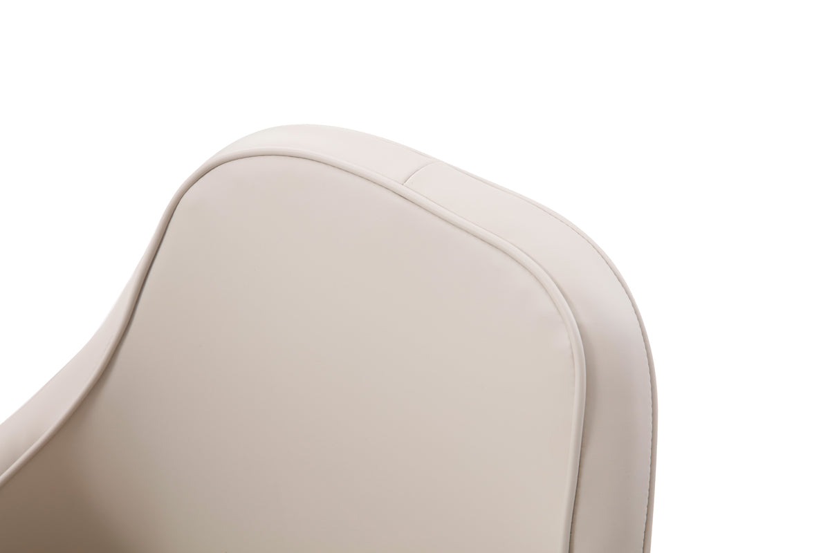 Modrest Tyler Modern Grey Gold Dining Chair