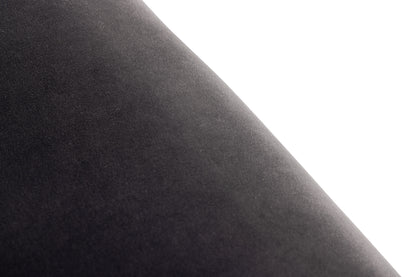 Modrest Baird Modern Grey Velvet Brass Dining Chair