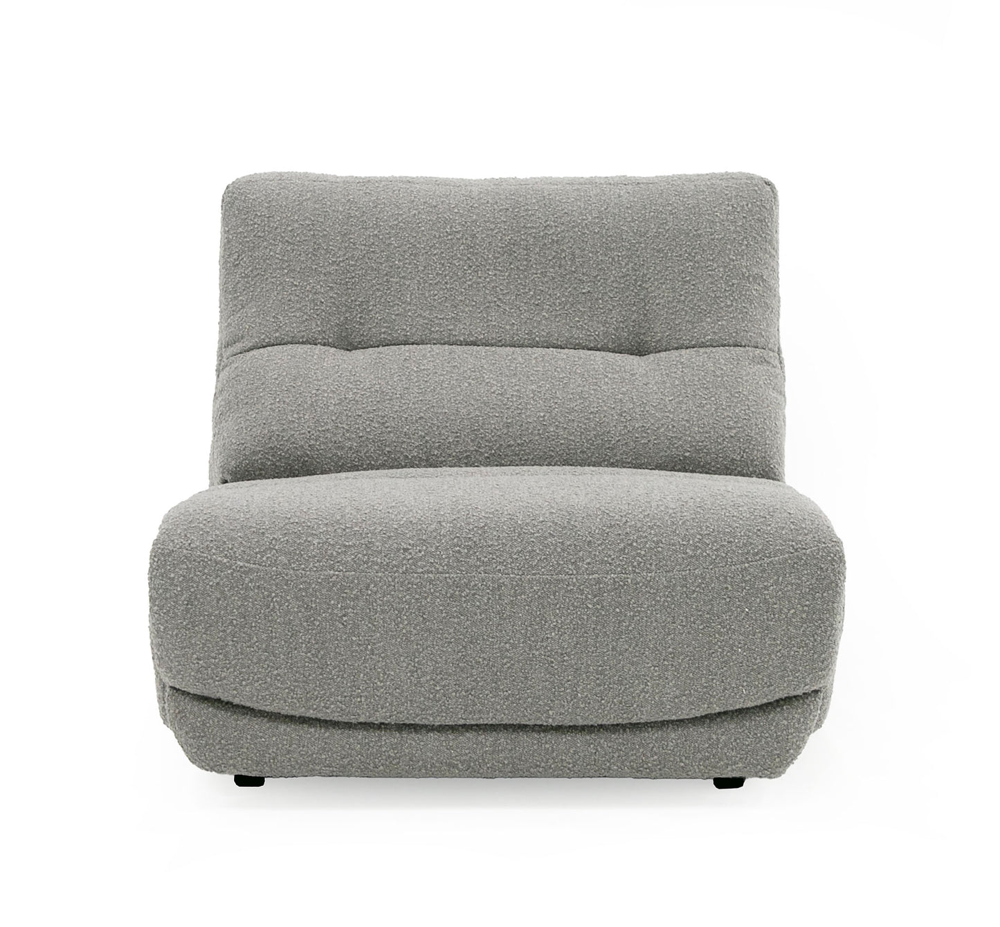 Divani Casa Basil Modern Grey Fabric Large Electric Recliner Chair