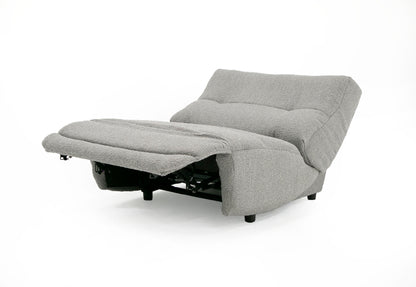 Divani Casa Basil Modern Grey Fabric Large Electric Recliner Chair
