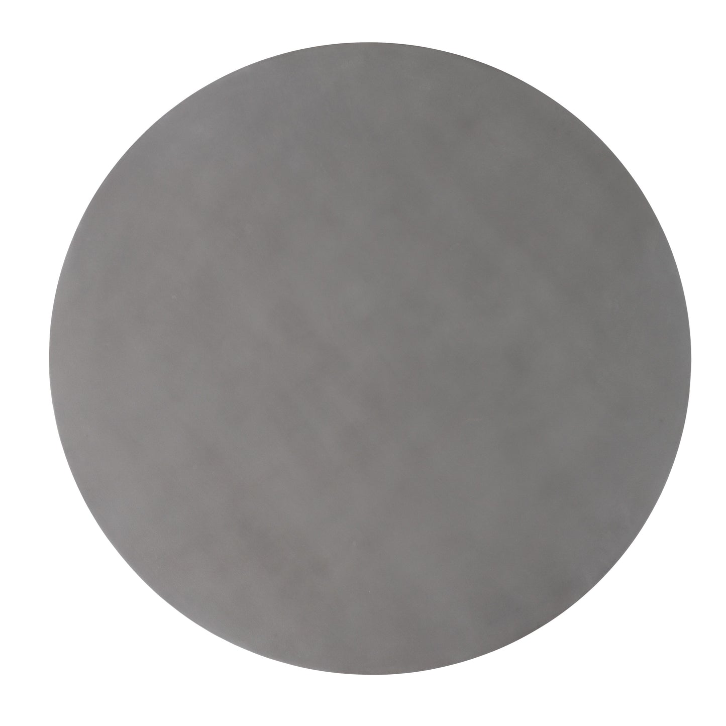 Modrest Bateman Modern Faux Concrete Walnut Round Dining Table