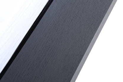 Modrest Opal Modern Wenge and Grey Platform Bed