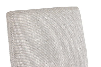 Modrest Beasley Modern Off-White Linen Brass Counter Chair