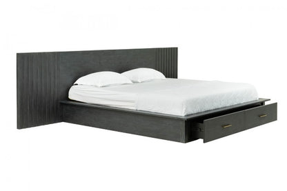 Modrest Manchester- Contemporary Dark Grey Bedroom Set