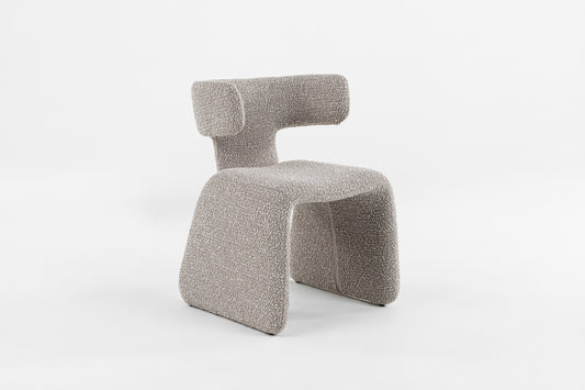 Modrest Bergman Modern Off-White Fabric Dining Chair