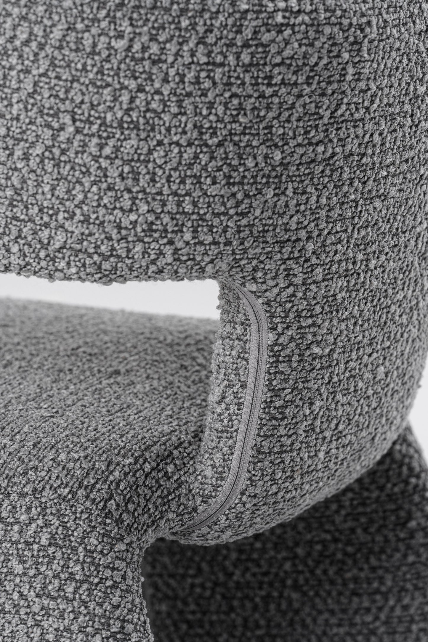 Modrest Bergman Modern Light Grey Fabric Dining Chair