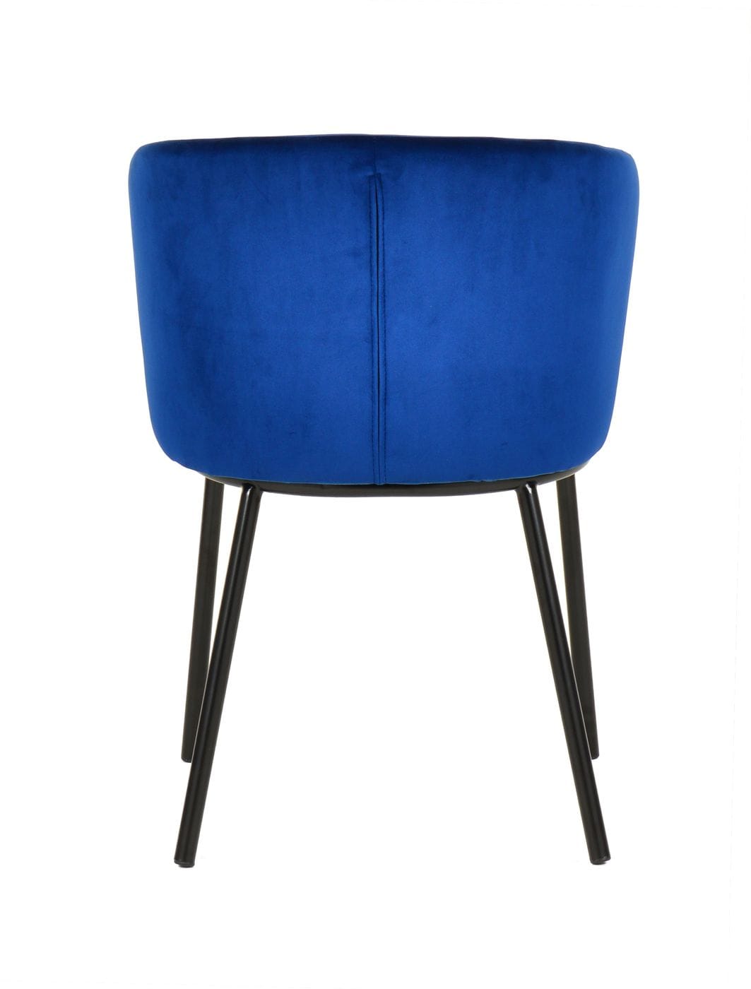 Modrest Bessie Modern Blue Velvet Dining Chair