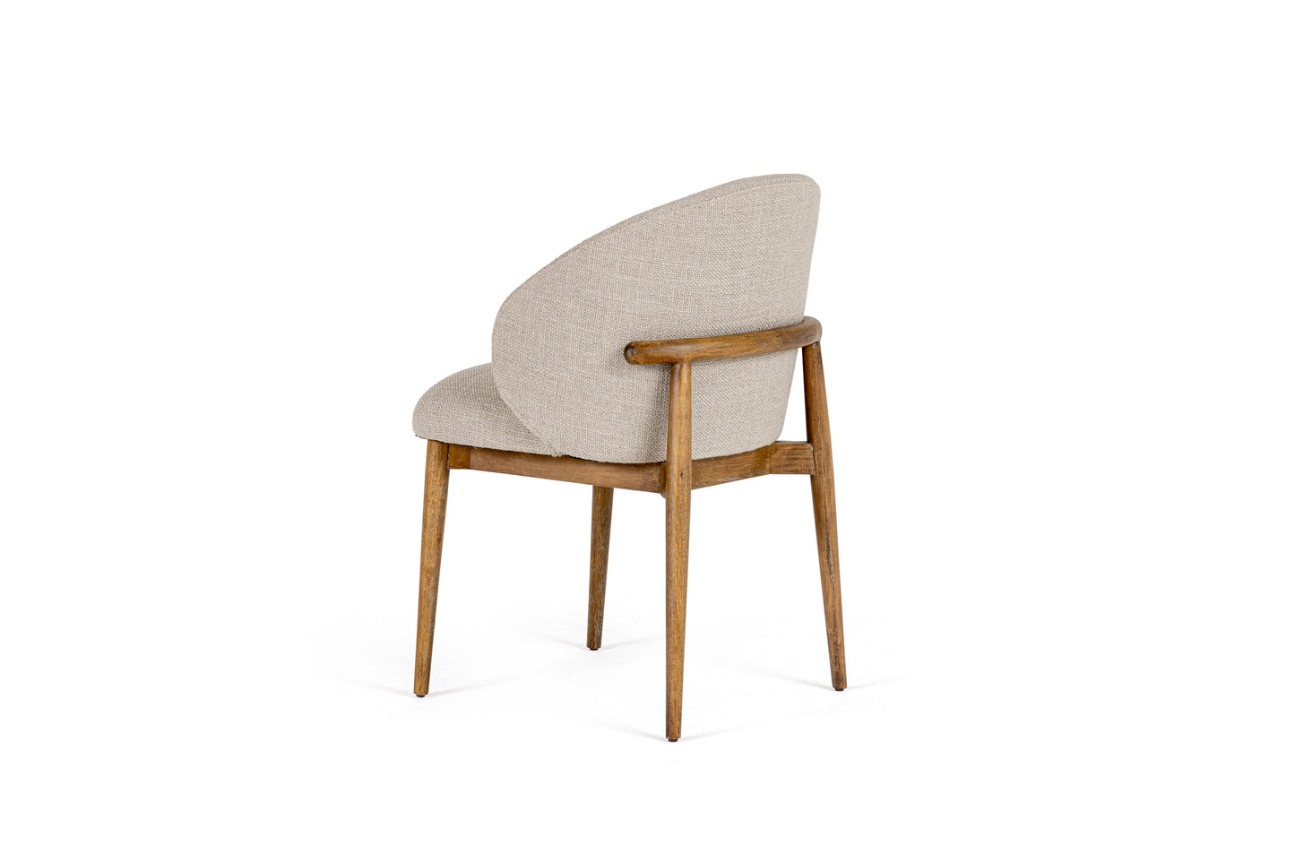 Modrest Blum Modern Beige Linen Dining Chair