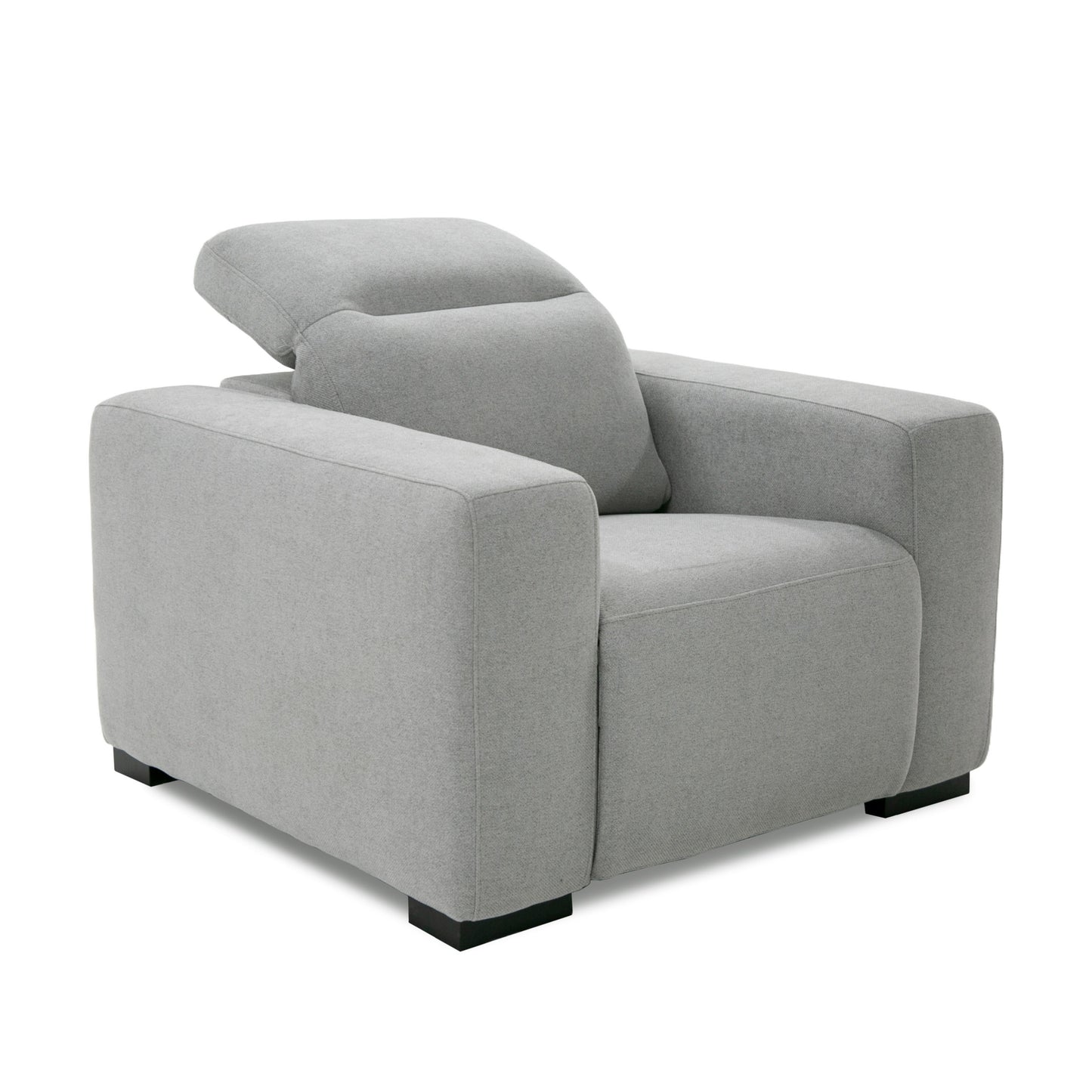Divani Casa Bode Modern Grey Fabric Recliner Chair