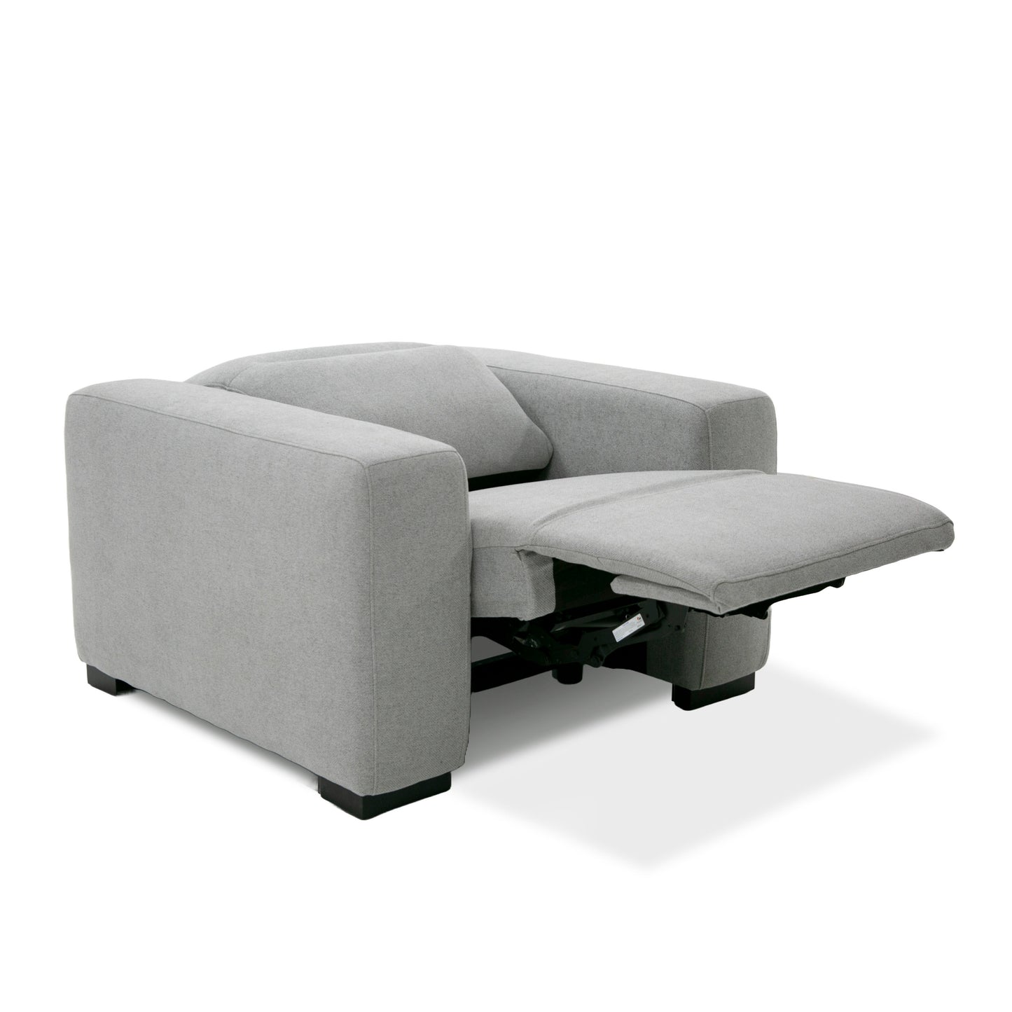 Divani Casa Bode Modern Grey Fabric Recliner Chair