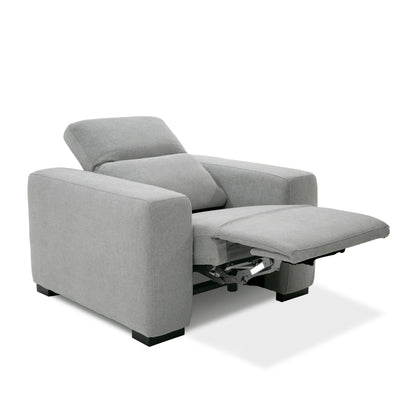 Divani Casa Bode Modern Grey Fabric Recliner Chair