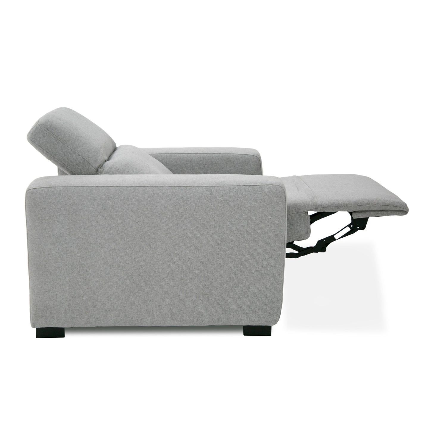 Divani Casa Bode Modern Grey Fabric Recliner Chair