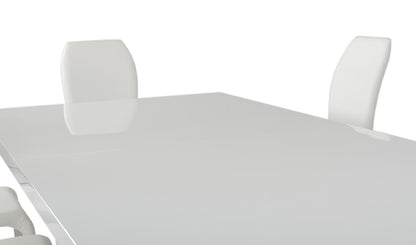 Modrest Bono "T" Modern White Extendable Dining Table
