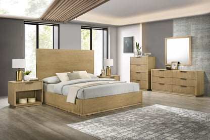 Nova Domus Santa Monica Modern Natural Oak Bed