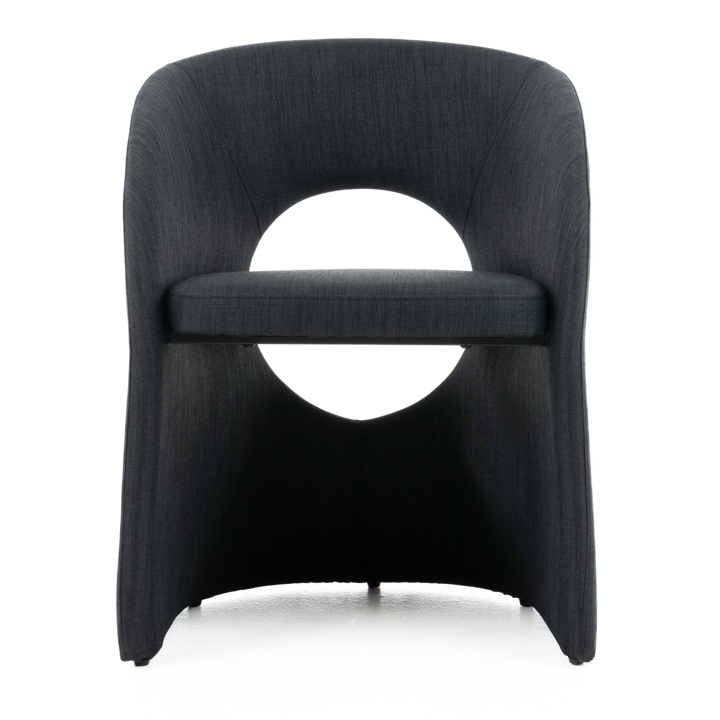 Modrest Brea Charcoal Fabric Dining Chair