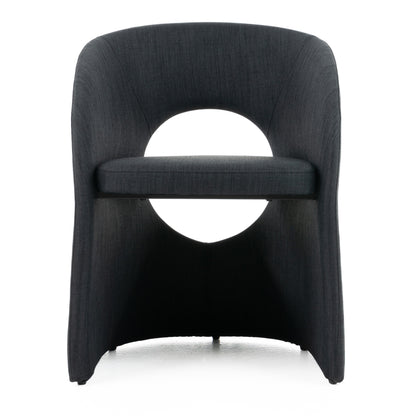 Modrest Brea Charcoal Fabric Dining Chair