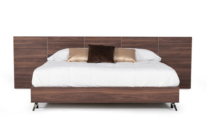 Nova Domus Brooklyn Italian Modern Walnut Bed