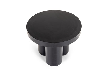 Modrest Bruni Modern Black Concrete End Table