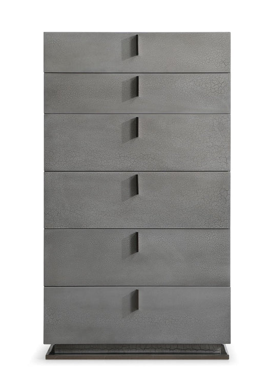 Modrest Buckley Modern Grey Crackle Chest