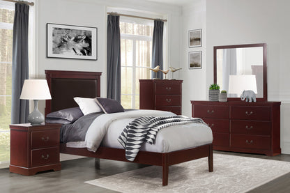 Homelegance Seabright Nightstand Cherry Finish Elegant Design 1519CH-4