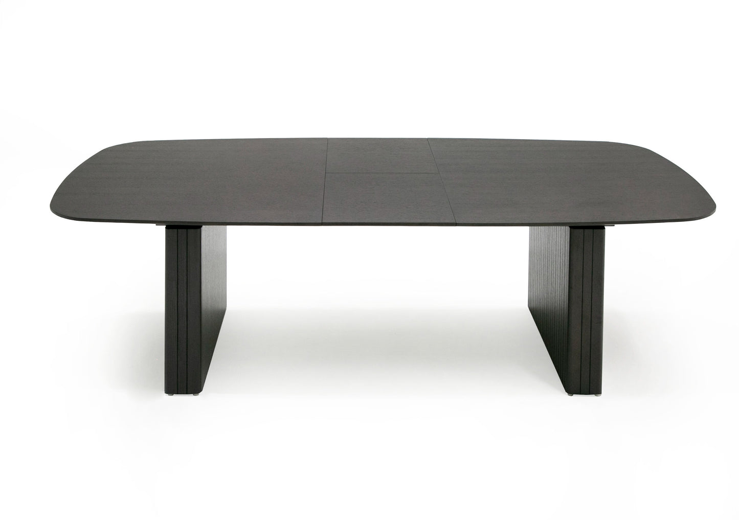 Modrest Calhoun Modern Smoked Oak Extendable Dining Table