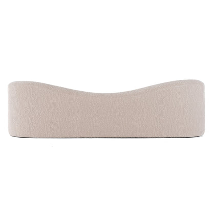 Divani Casa Calico Contemporary Beige Fabric 3-Seat Sofa
