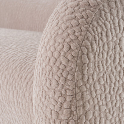 Divani Casa Calico Contemporary Beige Fabric 4-Seat Sofa