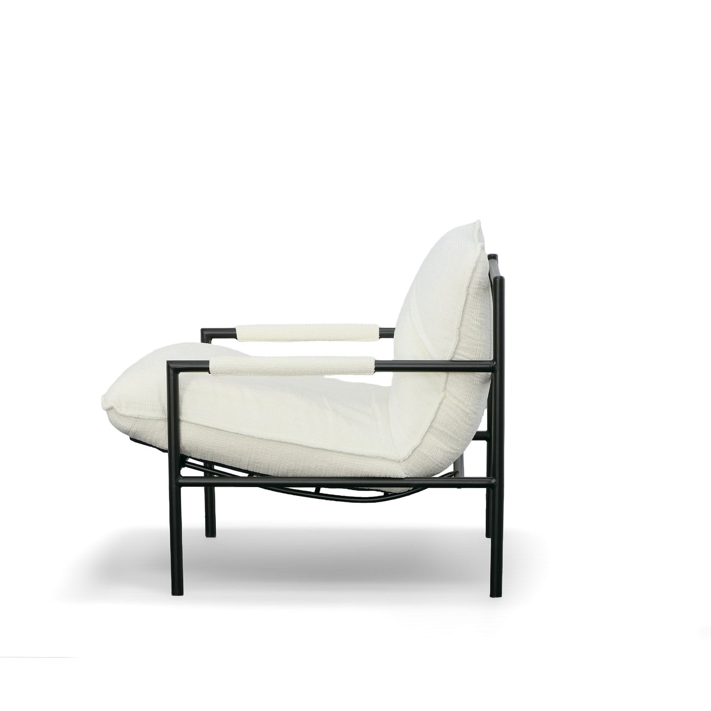Modrest Calumet Modern White Accent Chair