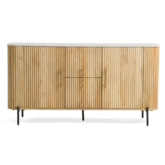 Modrest Cambridge White Marble and Mango Buffet