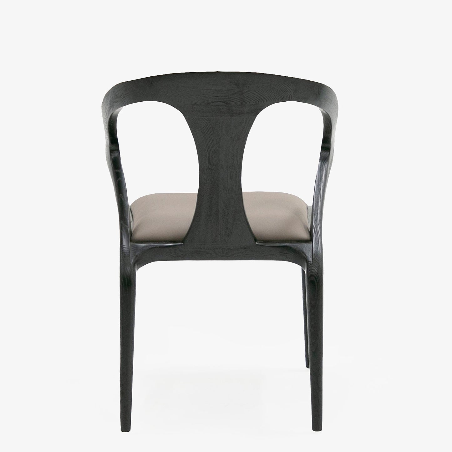 Modrest Campbell Mid-Century Modern Grey and Black Ash Dining Chair