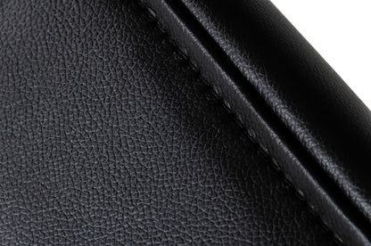 Carla Modern Black Leatherette Dining Chair