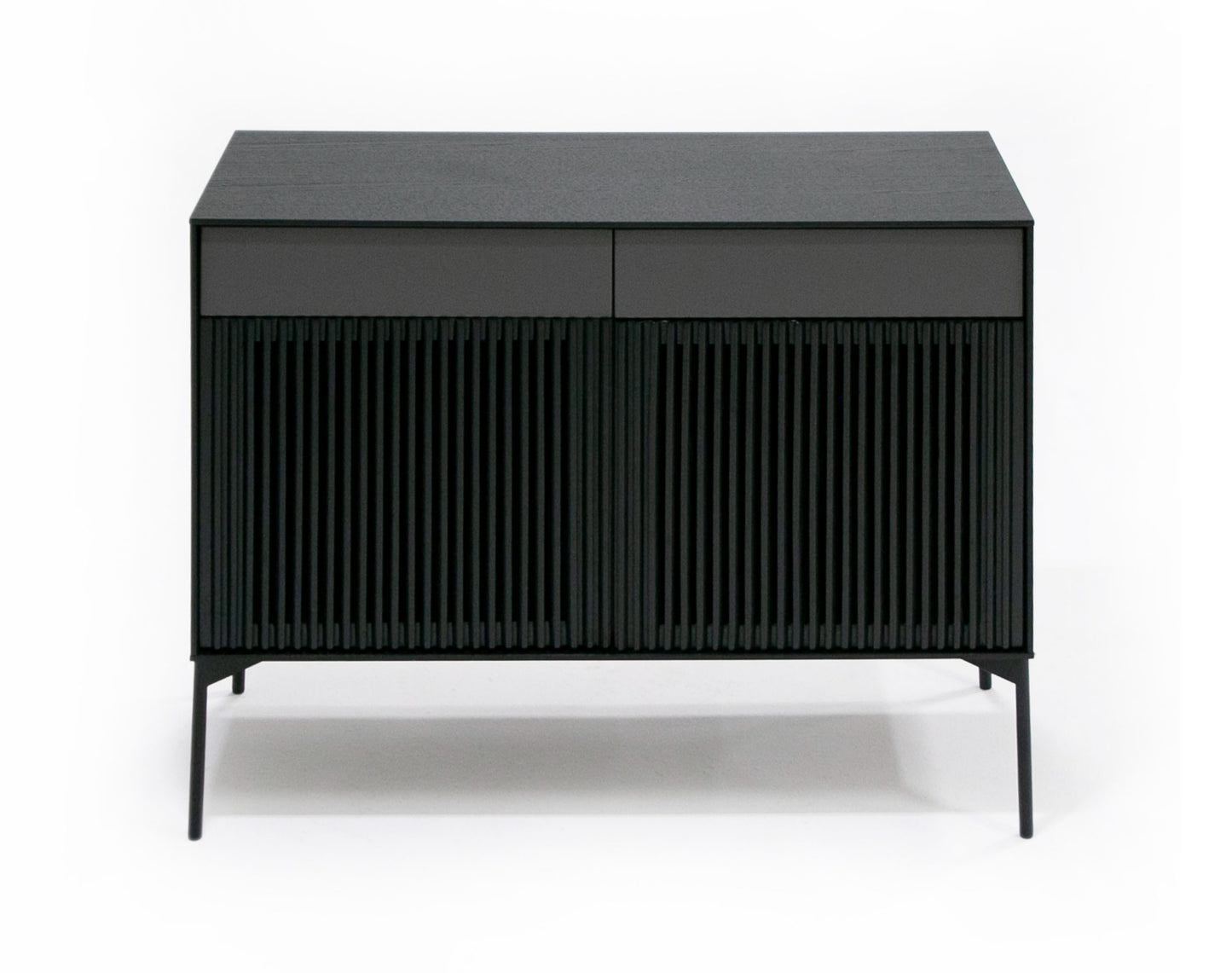Modrest Casper Modern Mid Century Black Oak Buffet