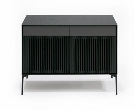 Modrest Casper Modern Mid Century Black Oak Buffet