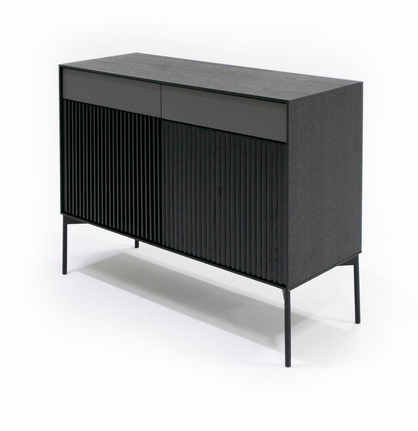 Modrest Casper Modern Mid Century Black Oak Buffet