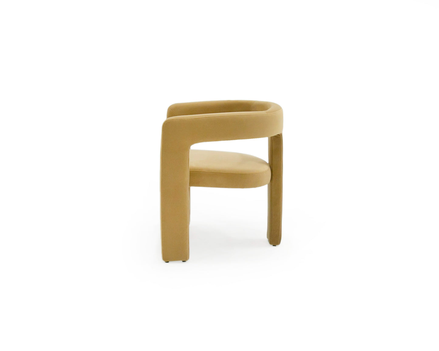 Modrest Cherish Modern Tan Fabric Dining Chair