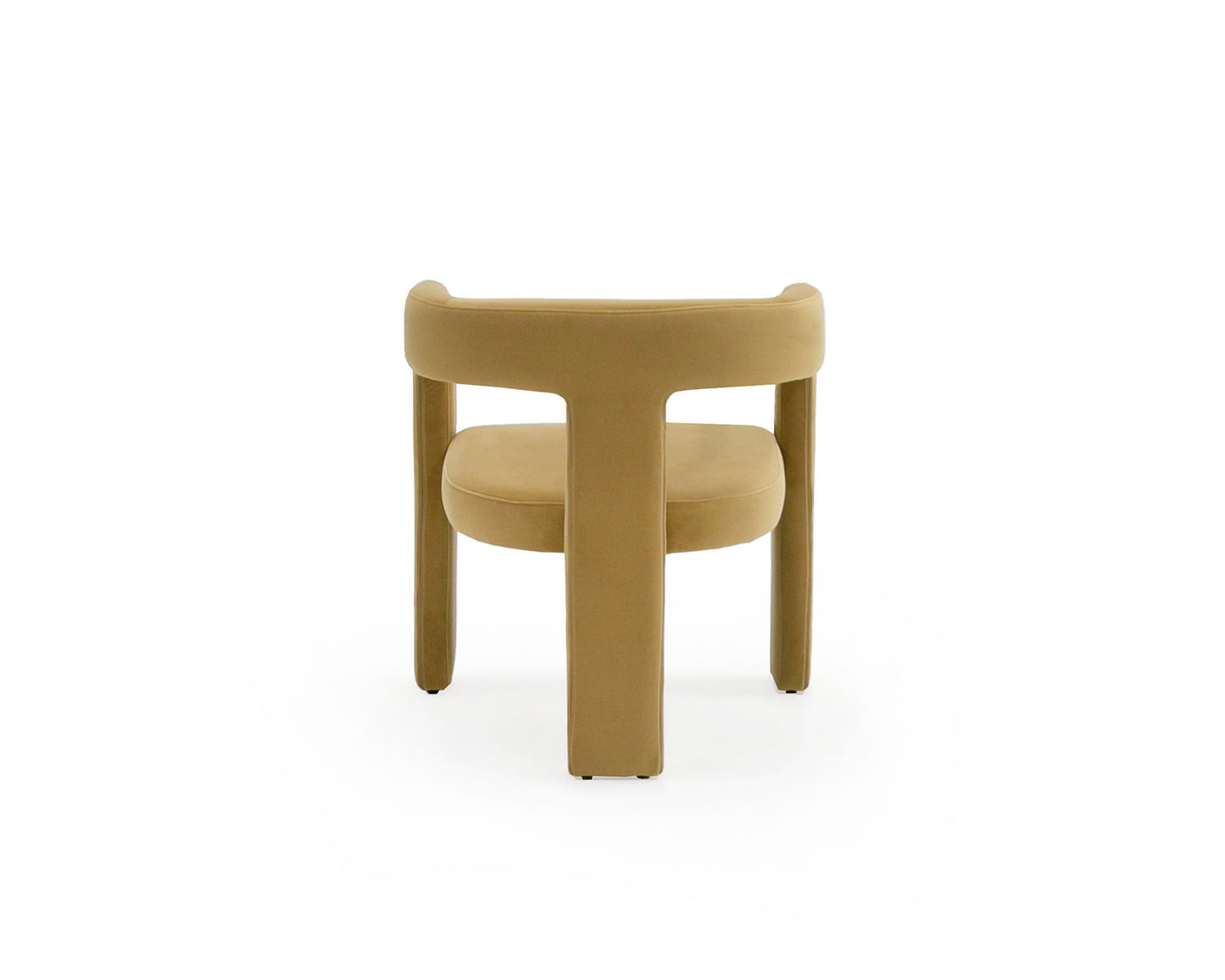 Modrest Cherish Modern Tan Fabric Dining Chair