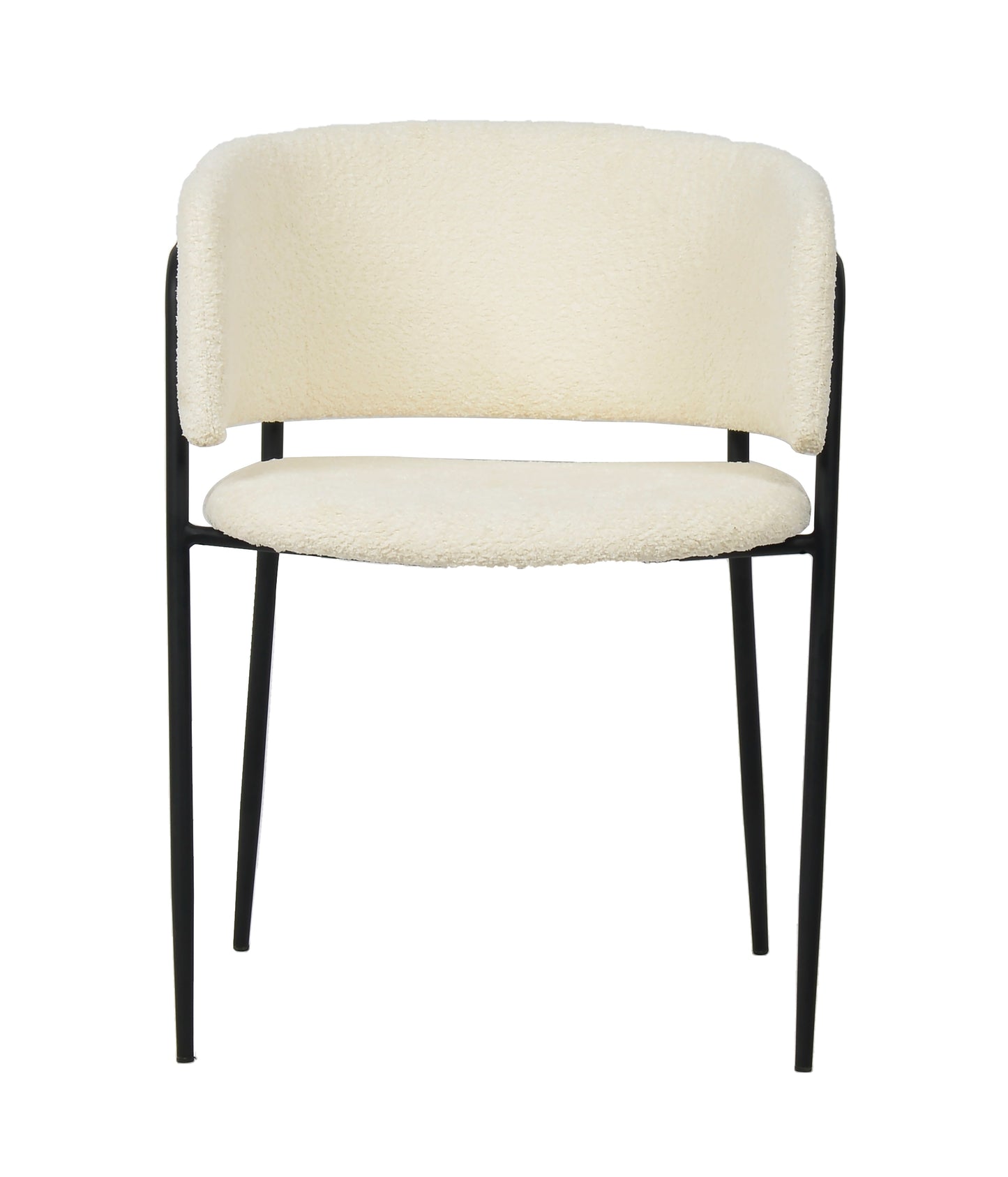 Modrest Chilton Modern Off White Dining Chair Set of 2