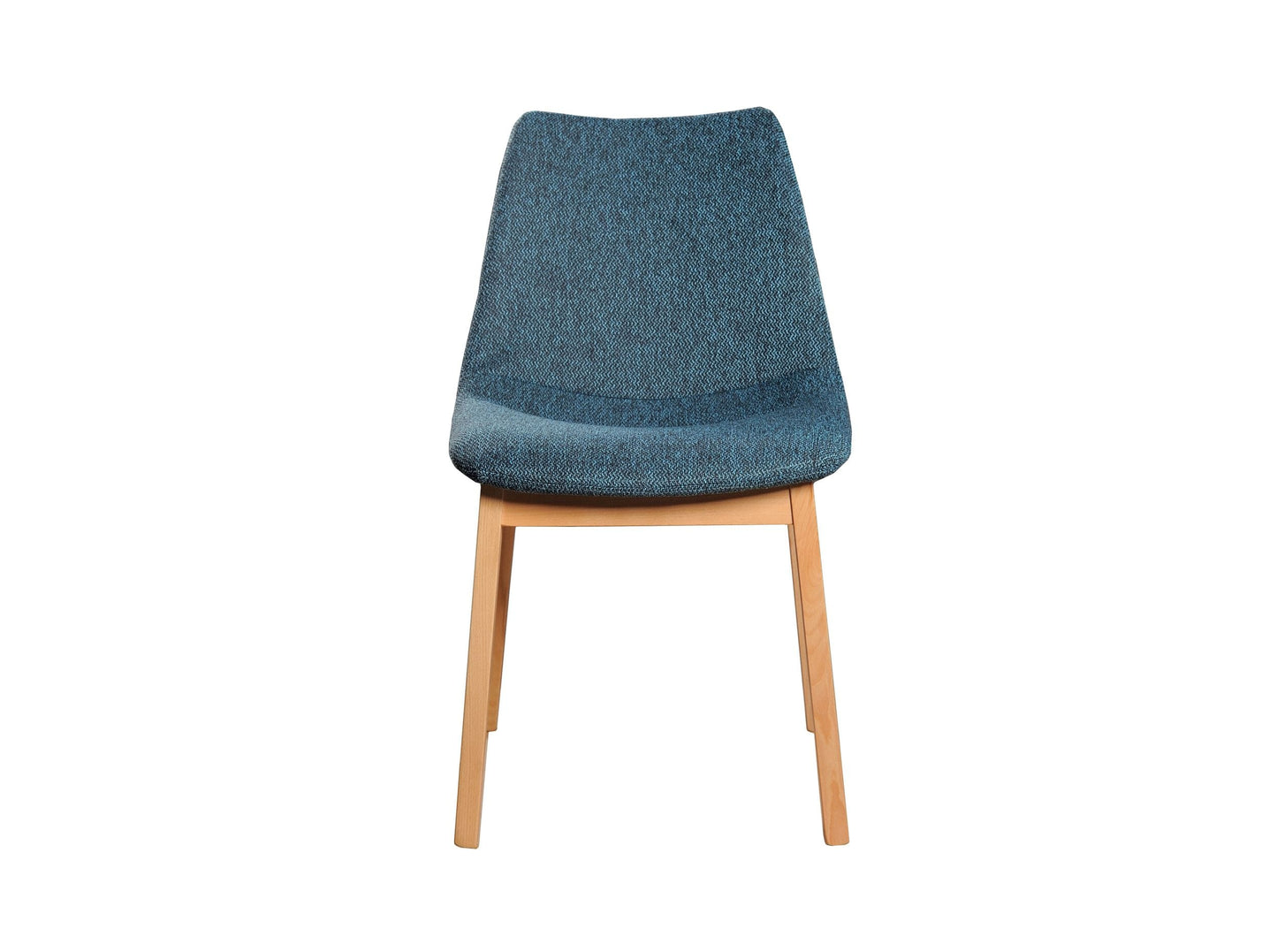 Modrest Chrissy Modern Blue Fabric Dining Chair