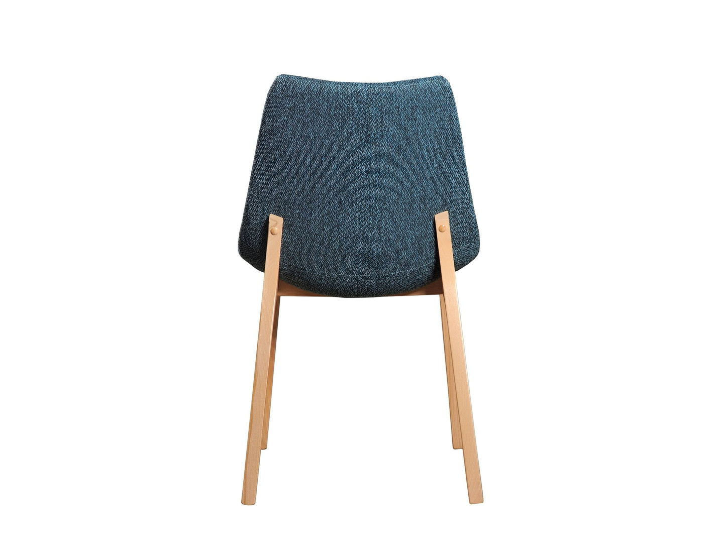 Modrest Chrissy Modern Blue Fabric Dining Chair