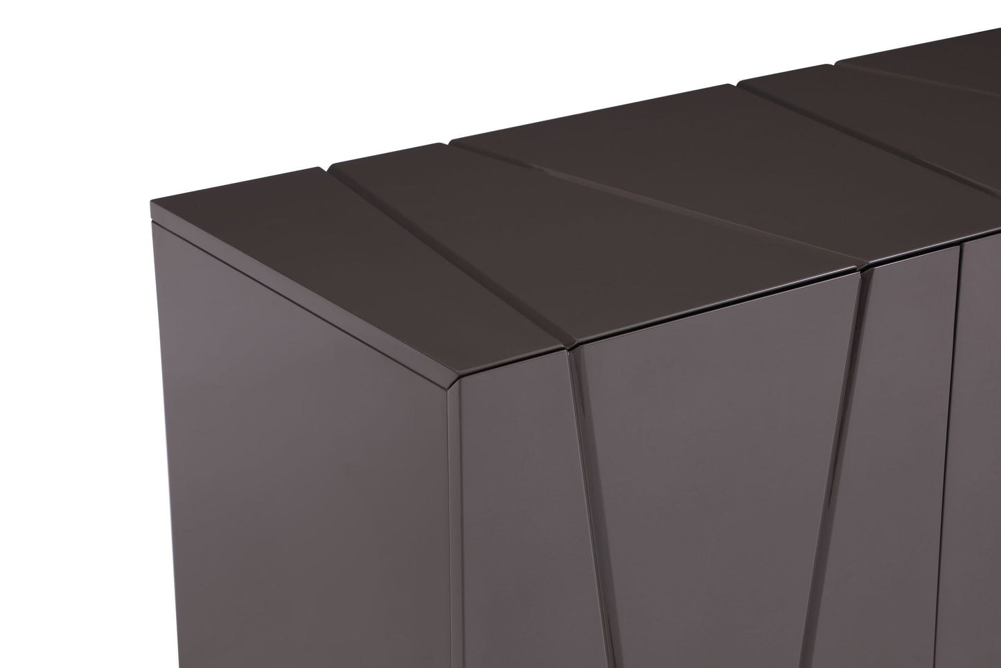 Modrest Chrysler Modern Grey High Gloss Buffet