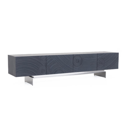 Lamod Cirque Modern Black Ash TV Stand