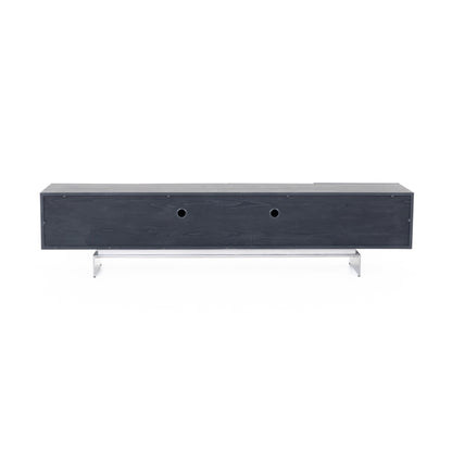 Lamod Cirque Modern Black Ash TV Stand