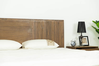 Modrest Claire Contemporary Walnut Bed