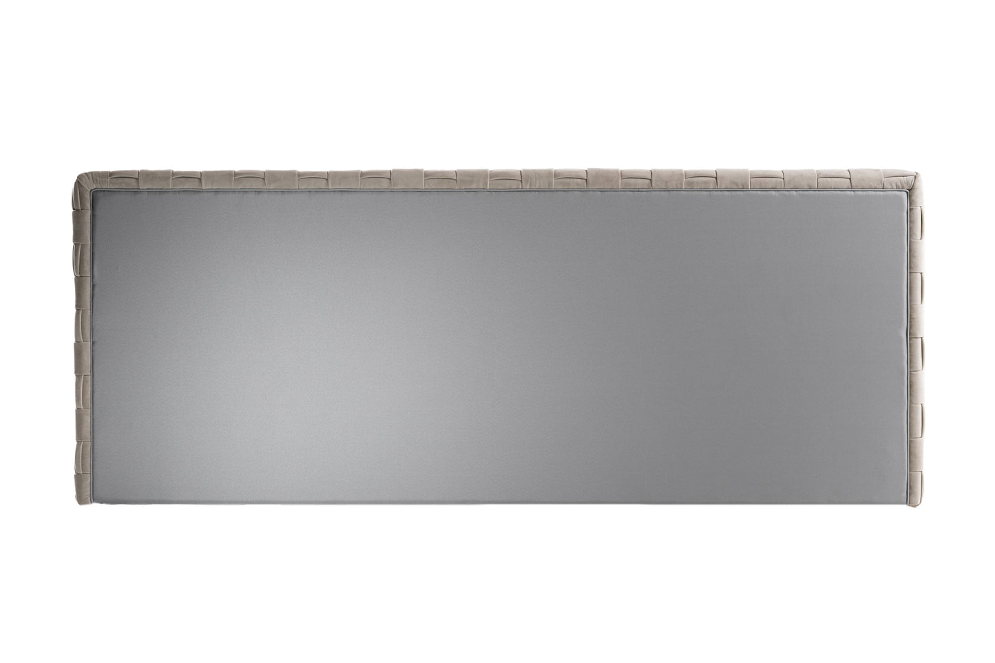 Modrest Concord Modern Light Grey Velvet Bed